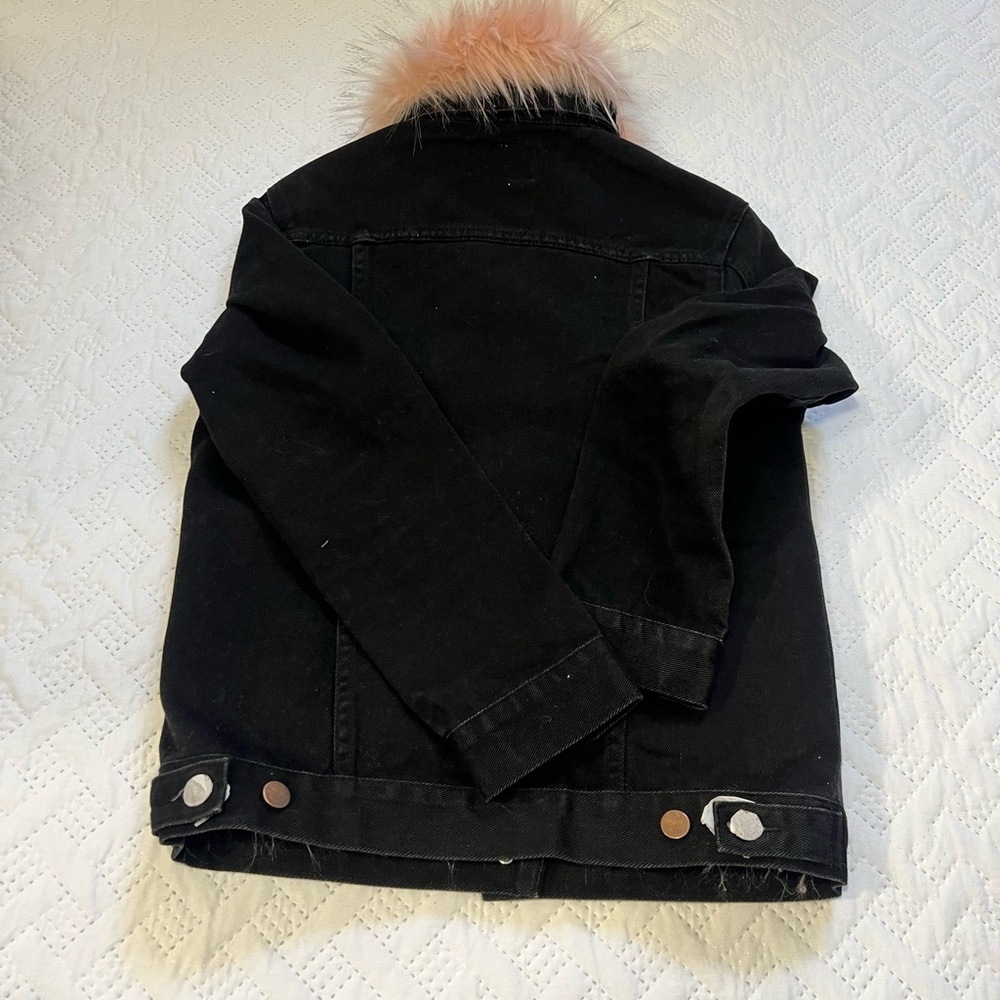 SHACI Shaggy Pink Faux Fur Jacket Size S NWOT - Picture 4 of 12